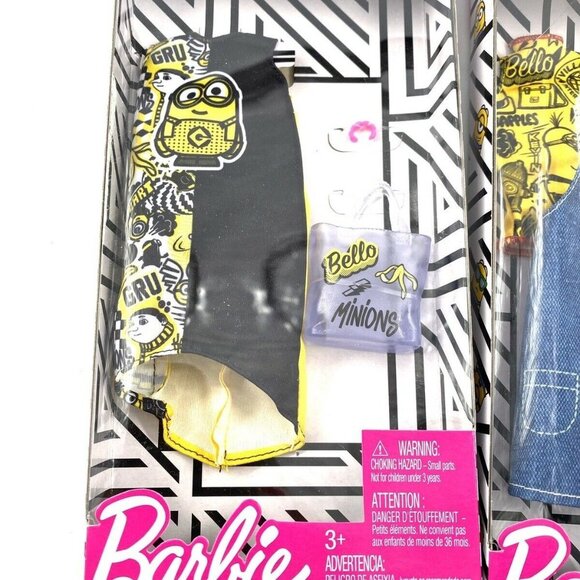 New!! MINIONS Barbie Fashion Pack (Lot of 4) - Picture 3 of 6